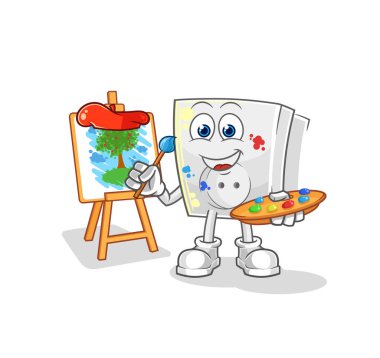 Elektrikli soket sanatçısı maskotu. çizgi film vektosu