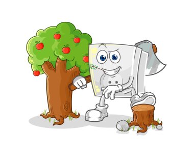 Elektrik prizi Carpenter illüstrasyonu. karakter vektosu