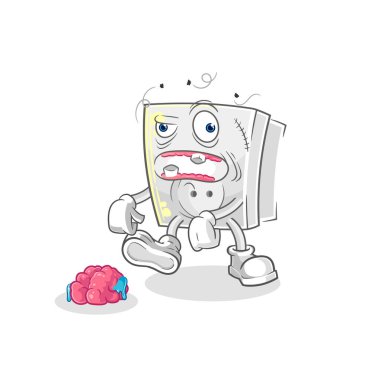 Elektrikli soket zombi karakteri.