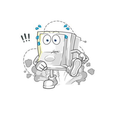 Işık düğmesi çizimi çalışıyor. karakter vektosu