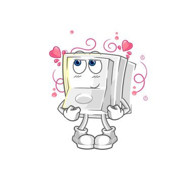 Işık düğmesi utangaç vektörü. karikatür