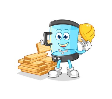 Blender oluşturucu vektörü. karikatür