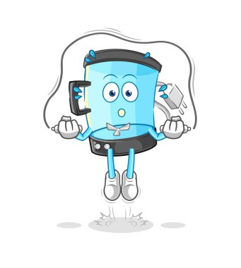 Blender ip atlama egzersizi. karakter vektosu