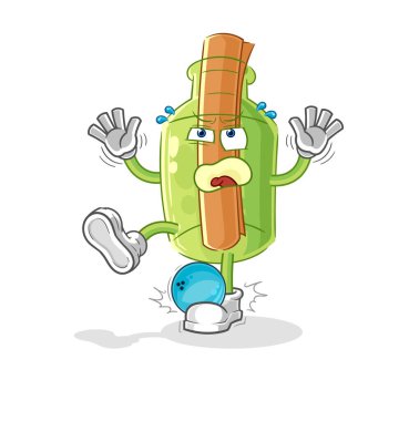 Şişe kral vektöründeki mesaj. karikatür