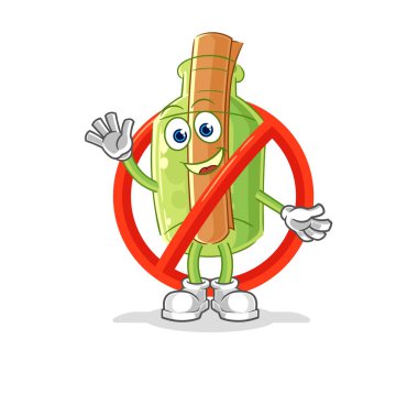 Şişedeki futbol illüstrasyonunu çalan mesaj. karakter vektosu