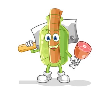 İçinde balon vektörü olan bir palyaço şişesindeki mesaj. karikatür