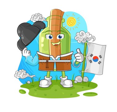 the message in a bottle very pissed off illustration. character vecto