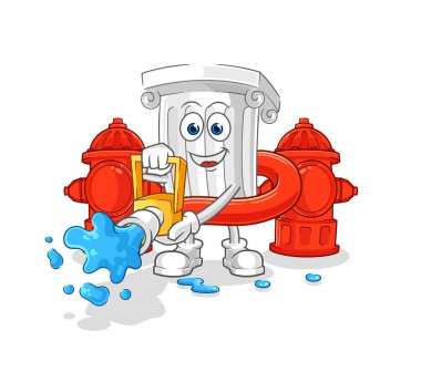 Roma itfaiye aracı vektörü. karikatür