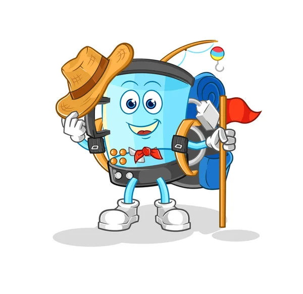 Blender keşif vektörü. karikatür