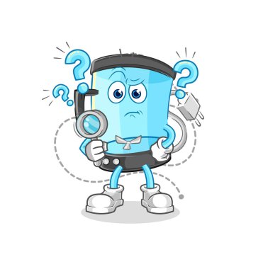 Blender çizimi arıyor. karakter vektosu