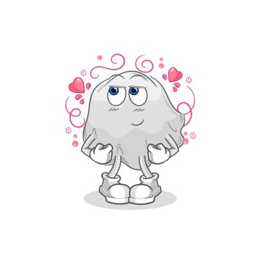 the ghost shy vector. cartoon characte