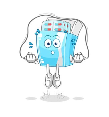 the medicine package jump rope exercise. character vector