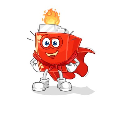 the lighter heroes vector. cartoon character