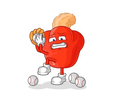 the cashew fruit baseball pitcher cartoon. cartoon mascot vector