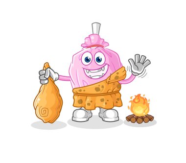 the cute candy ancient cartoon. cartoon mascot vector