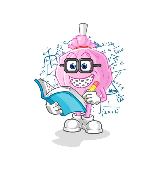 Cute Candy Geek Cartoon Cartoon Mascot Vector — ストックベクタ