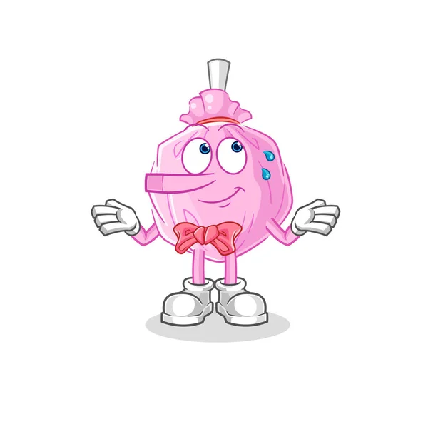 Cute Candy Lie Pinocchio Character Cartoon Mascot Vector — vektorikuva