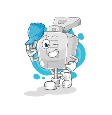 the zipper young boy character cartoon