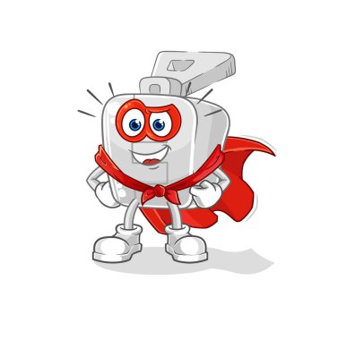 the zipper heroes vector. cartoon character