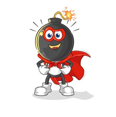 the bomb head heroes vector. cartoon characte
