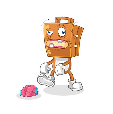 Bavulun başındaki zombi karakteri.