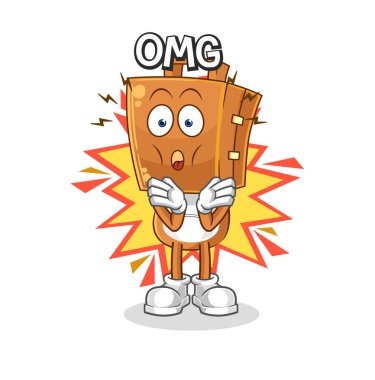 Bavul başı. Aman Tanrım. karikatür