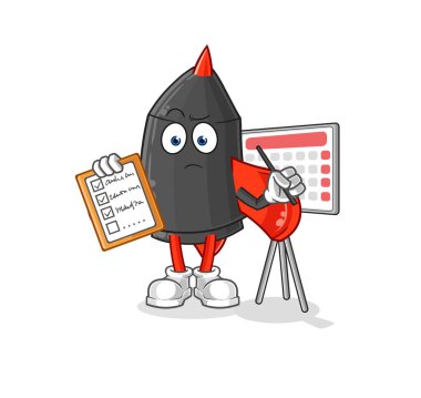 Dart takvim listesi vektörü. karikatür