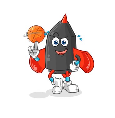 Dart oynayan top maskotu. çizgi film vektosu