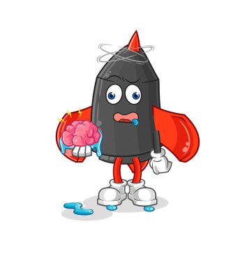 Dart, beyin vektörü değil. karikatür