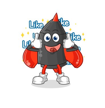 Dartlar bir sürü beğeni veriyor. çizgi film vektosu