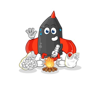 Dart kızaran şekerlemeler. karikatür maskotu vektosu