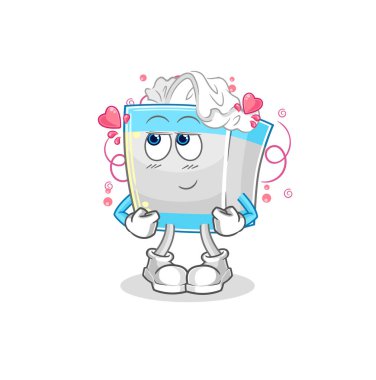 Mendil kutusu utangaç vektörü. karikatür