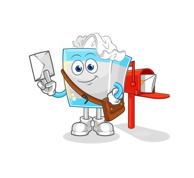 Doku kutusu postacı vektörü. karikatür