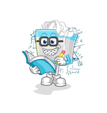 Mendil kutusu manyağı çizgi filmi. karikatür maskotu vektosu