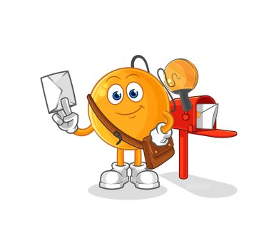 Raket topu postacı vektörü. karikatür