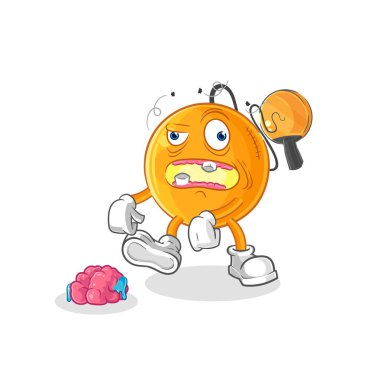 Kürek topu zombisi karakteri.