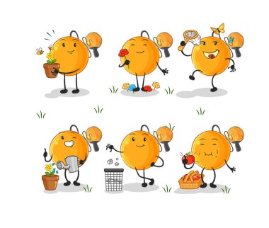 Kürek topu dünya grubunu kurtarır. çizgi film maskotu