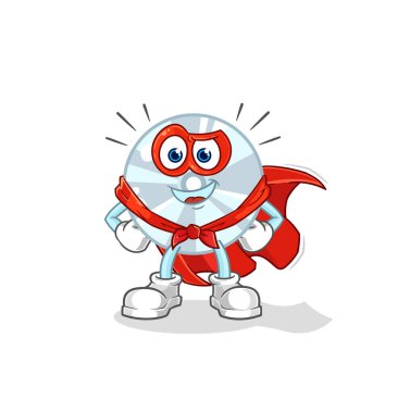 CD kahramanları vektörü. karikatür