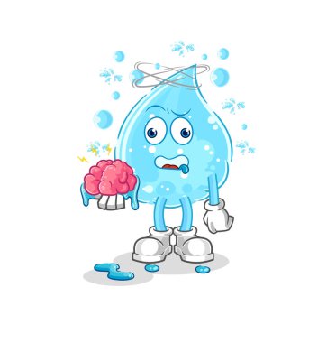 Soda, beyin vektörü değil. karikatür