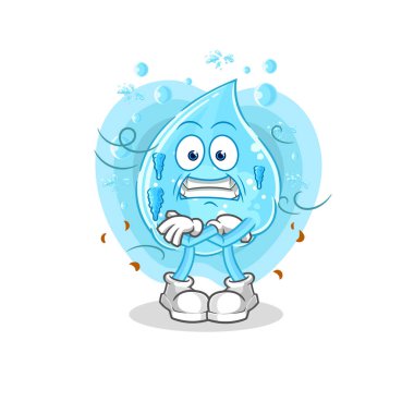 Soda, soğuk çizim. karakter vektosu