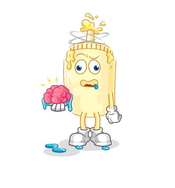 Mayonez, beyin taşıyıcısı değil. karikatür