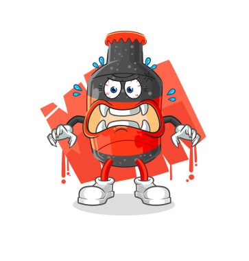 Kola canavarı vektörü. karikatür