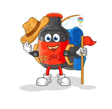 Kola izci vektörü. karikatür