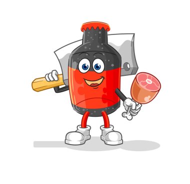 Kola Kasabı illüstrasyonu. karakter vektosu