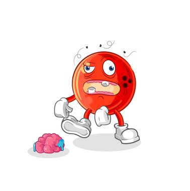 Bovling topu zombisi karakteri.