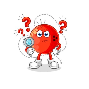 Bowling topu resimlerini arıyorum. karakter vektosu