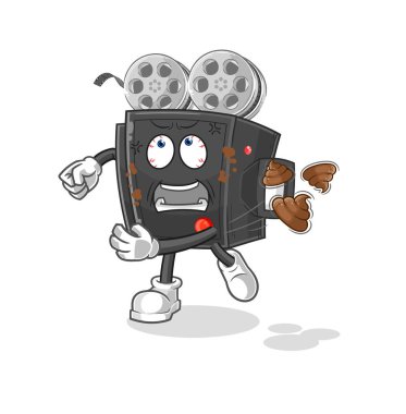 the film camera throwing shit vecto