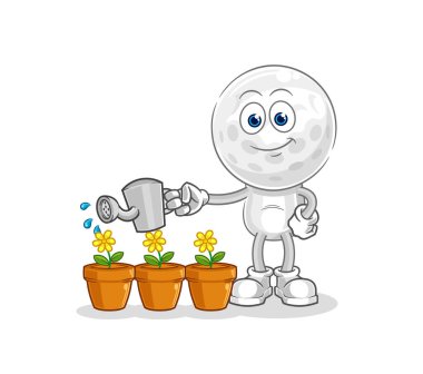 Golf kafa Meksika kültürü ve bayrağı. karikatür maskotu vektosu