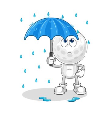 Golf kafa çok beğeni topluyor. çizgi film vektosu