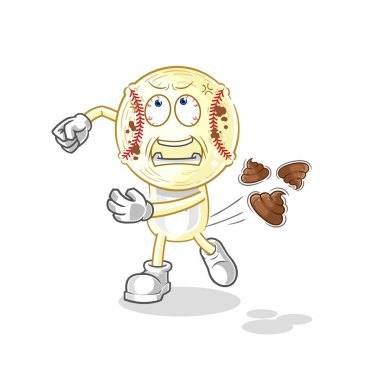 the baseball head throwing shit vecto